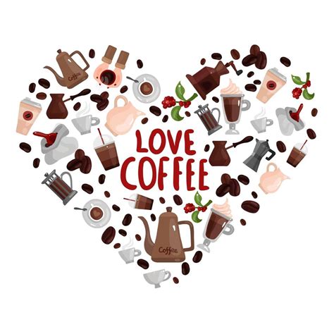 Love Coffee Design Concept Vector Illustration 2414752 Vector Art at Vecteezy