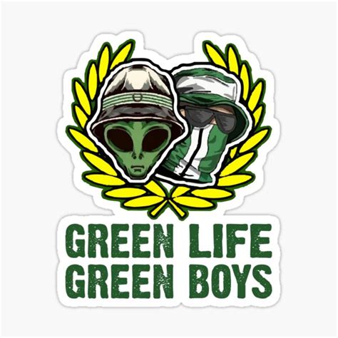 "Raja Athletic Club Casablanca, Ultras Green Boys, Green Life Green Boys" Sticker for Sale by ...