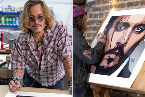 Johnny Depp Unveils His Debut Self-Portrait, Titled 'Five': 'Not the Most Comfortable Thing'