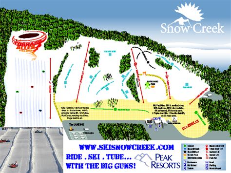 Snow Creek Ski Trail Map - 1 Snow Creek Dr Weston MOlrm • mappery