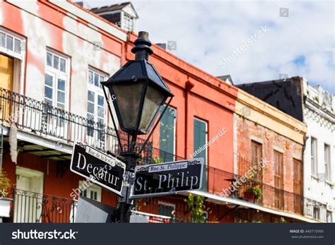 Street Signs Architecture French Quarter New Stock Photo 440710999 ...