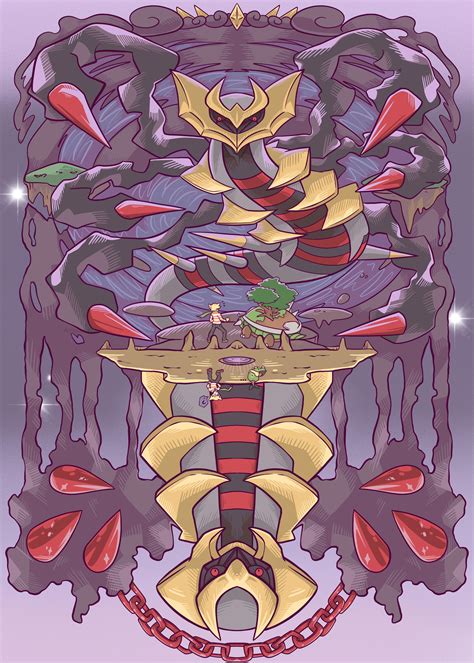 [OC] Giratina Origin Forme & Altered Forme in dedication to 11 Years of Platinum Version ...