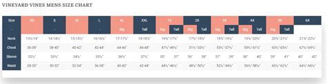 Vineyard Vines size chart - xSizes