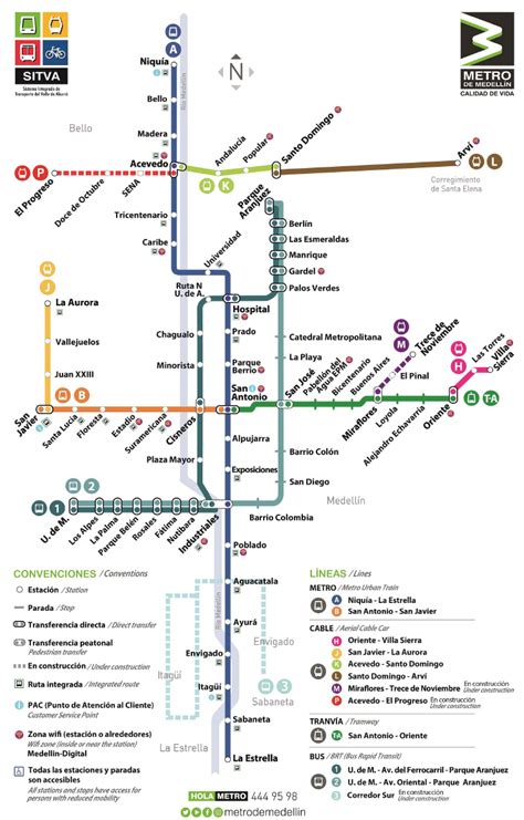 Medellín Metro – Subway maps worldwide + Lines, Route, Schedules