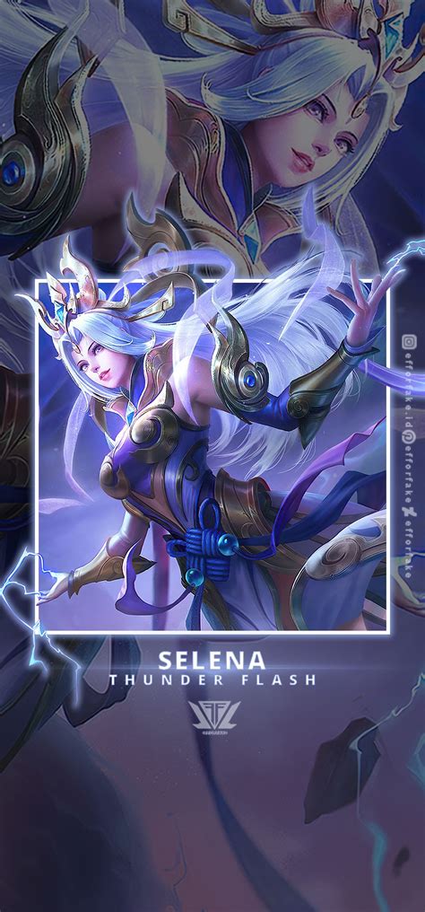 Selena Thunder Flash - Mlbb Wallpaper by efforfake on DeviantArt | Mobile legend wallpaper ...