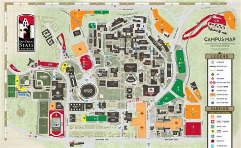 Sdsu Campus Map ~ ELAMP