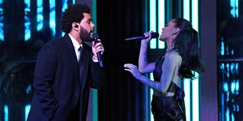 Watch the Weeknd and Ariana Grande Perform “Save Your Tears” at 2021 ...