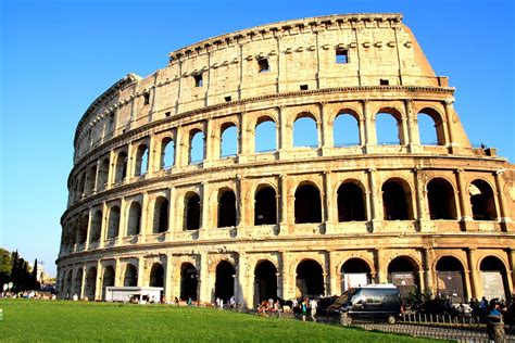 Colosseum Antiquity Italy Rome Architecture-20 Inch By 30 Inch Laminated Poster With Bright ...