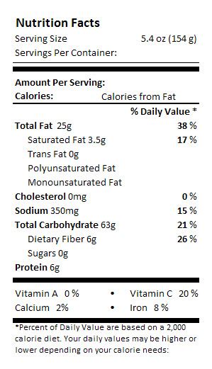 Mcdonalds French Fries Nutrition Facts - Nutrition Ftempo