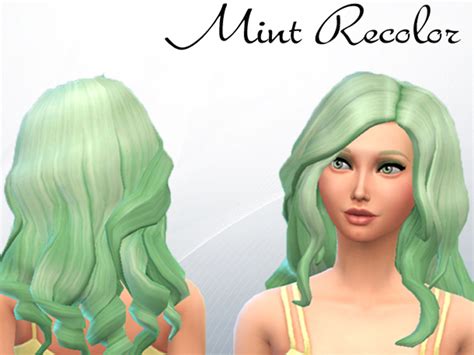 Mint Hair Color Sims 4 Cc – Warehouse of Ideas