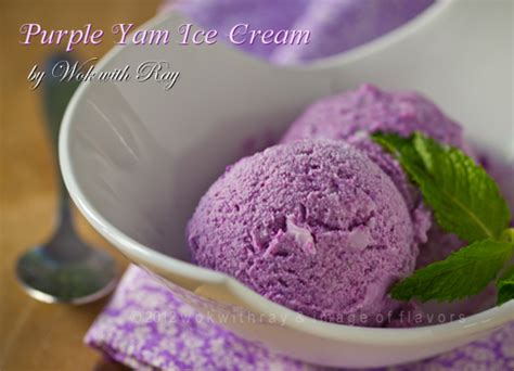 Purple Yam Ice Cream Recipe by Wok With Ray - MJ's Kitchen