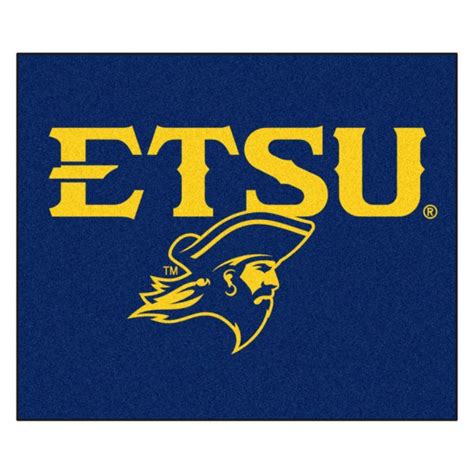 FanMats® 446 - East Tennessee State University Logo on Tailgater Rug - TRUCKiD.com