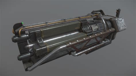 Gatling Laser (Fallout 4 Fan art) - 3D model by fandiw [9cfc3ca] - Sketchfab