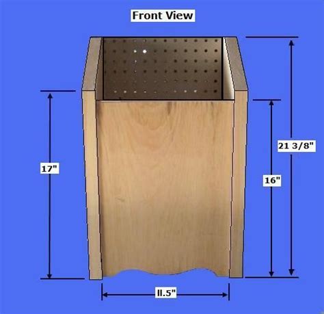 Potato Storage Box Plans