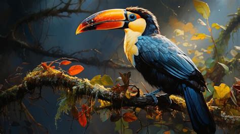 Premium AI Image | Toco toucan tropical bird in the reserve of exotic ...