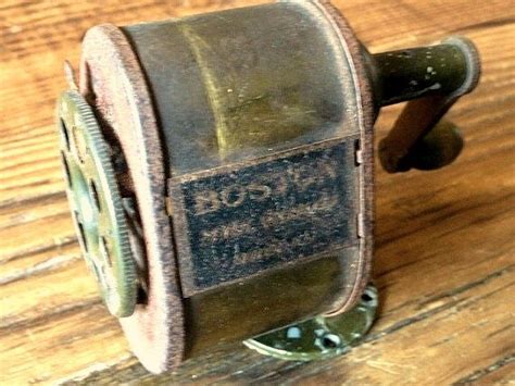 Vintage Pencil Sharpener Boston Mechanical by RustbeltTreasures