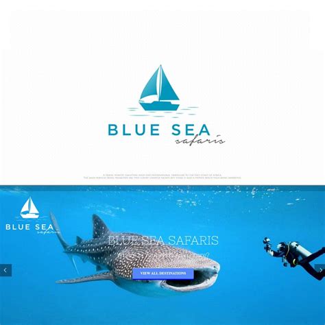 Sea Logo Design | Logo design, Sea logo, Freelance logo