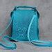 Turquoise Leather Backpack Small Boho Packpack Leather - Etsy