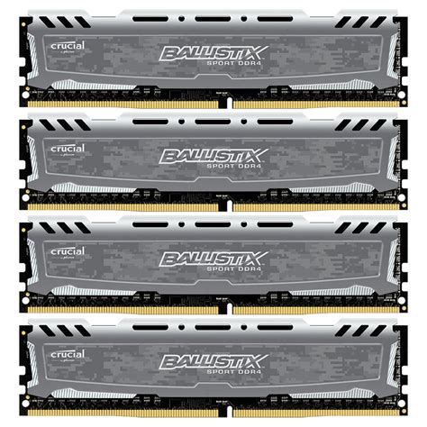 Ballistix 64GB Ballistix Sport DDR4 2400 MHz BLS4K16G4D240FSB