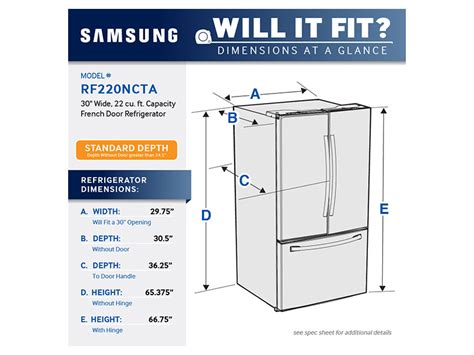 30 Inch Wide Refrigerator 22 cu. ft. in Stainless Steel (RF220NCTASR) | Samsung US