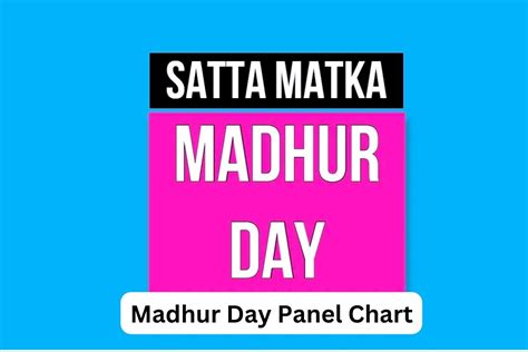 05/03/2024 Madhur Day Panel Chart November 2024 - Madhur Day Panel Chart Today Result November ...