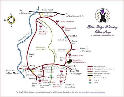 Shenandoah Valley Wineries Map - Map San Luis Obispo