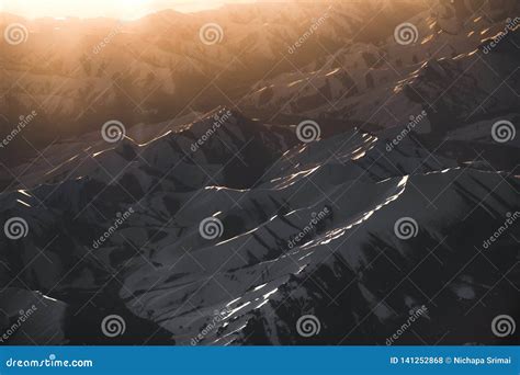 Snow Mountain View of Leh Ladakh District ,Norther Part of India Stock ...