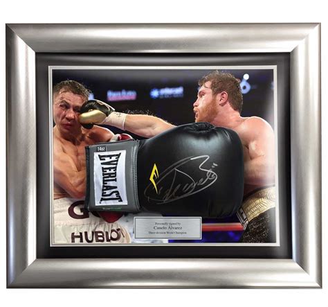 Canelo Alvarez Signed Boxing Glove - Elite Exclusives - Boxing Memoralia