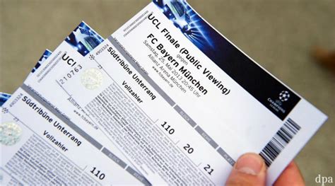 A German football fan loses 127 tickets for Bayern Munich v Besiktas ...