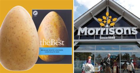 Morrisons Blonde Chocolate Easter egg looks like...a potato