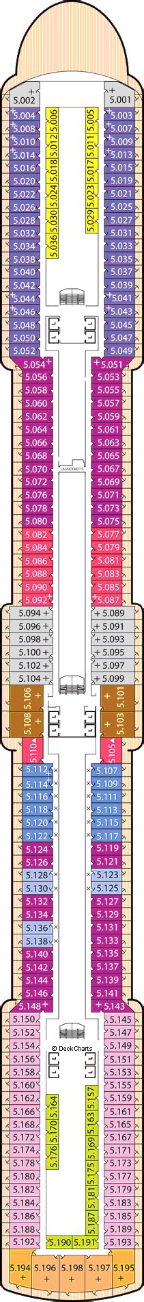 Cunard Queen Elizabeth Deck Plans: Ship Layout, Staterooms & Map ...