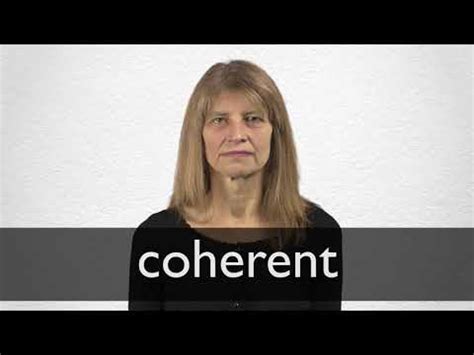 COHERENT definition and meaning | Collins English Dictionary