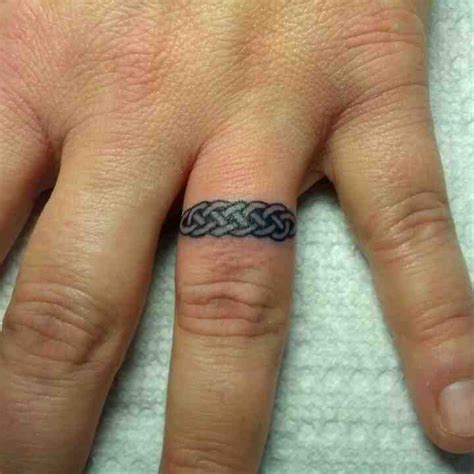 Wedding Ring Tattoos For Women - Wedding and Bridal Inspiration | Ring ...