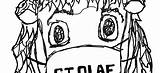 Olaf Head Coloring Page sketch template