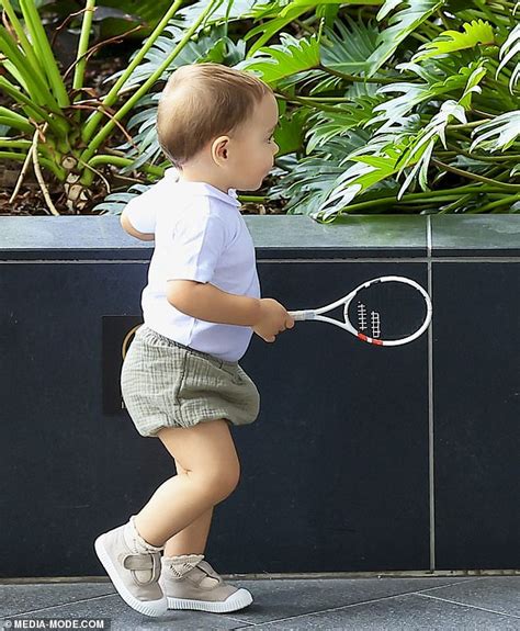 Like father, like son! A beaming Rafael Nadal gives his baby boy Rafa ...