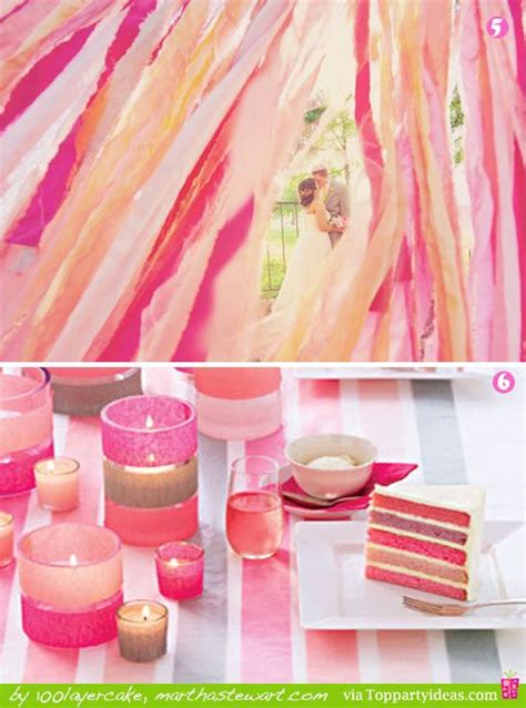 pink streamers | Paper streamers, Party decorations, Streamer decorations