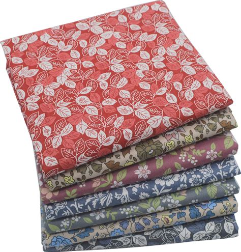 Amazon.com: Hanjunzhao Animal Parrot Floral Fat Quarters Fabric Bundles, Quilting Fabric for ...