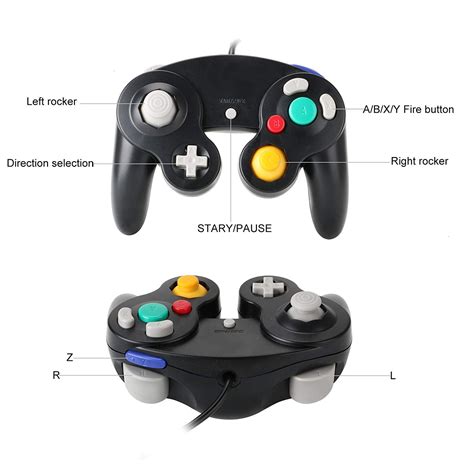 GameCube Controller for Nintendo Wii and GameCube [2 Packs]