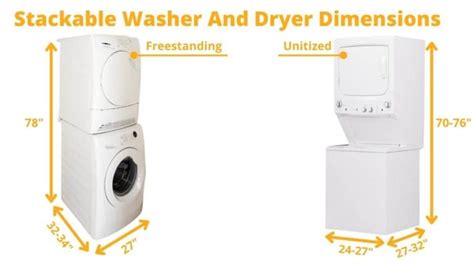 Washer And Dryer Dimensions: A Complete Size Guide – dimensionofstuff.com