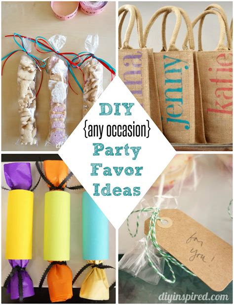 DIY Party Favor Ideas - DIY Inspired