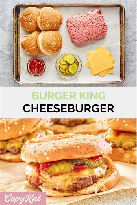 Burger King Cheeseburger - CopyKat Recipes