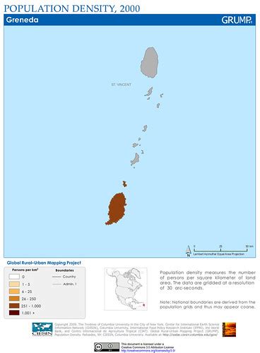 Grenada: Population Density, 2000 | Population density measu… | Flickr