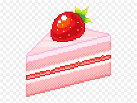 Strawberry Pixel Art, HD Png Download - vhv