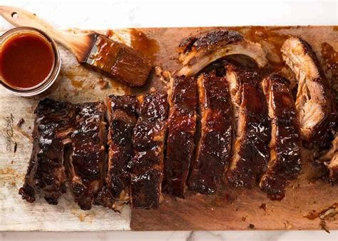 Oven Pork Ribs With Barbecue Sauce | recipetineats