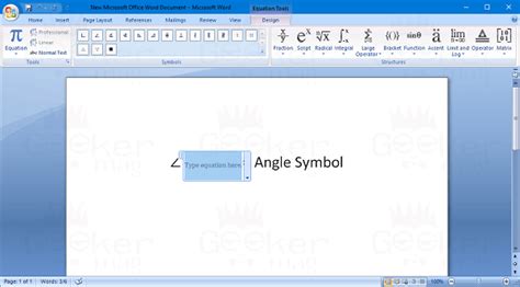 How To Insert Angle Symbol In Microsoft Word All Versions | itechguides