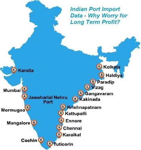 Major sea ports map seaports in india – Artofit