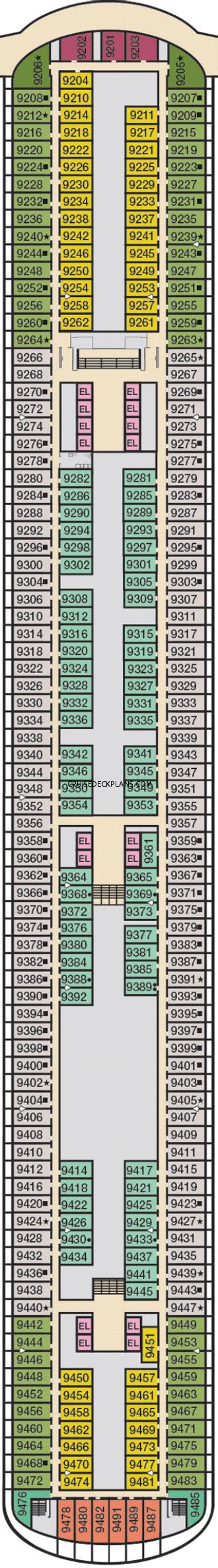 Carnival Panorama Deck 9 Deck Plan Tour