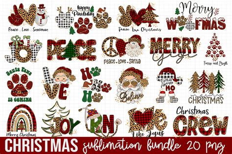 Christmas Sublimation Bundle Bundle · Creative Fabrica