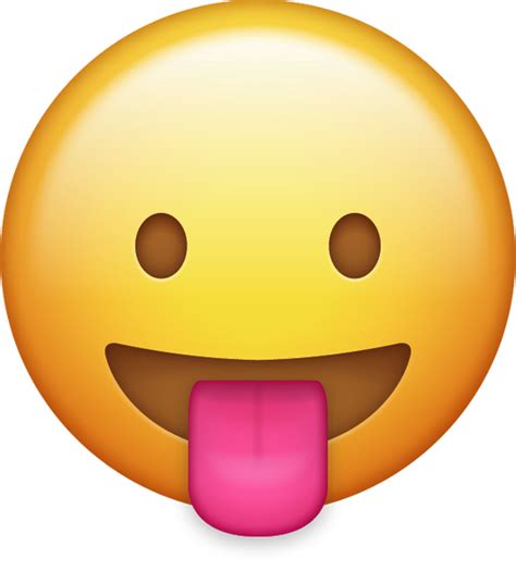 Tongue Out Emoji 3 [Free Download IOS Emojis] | Emoji Island