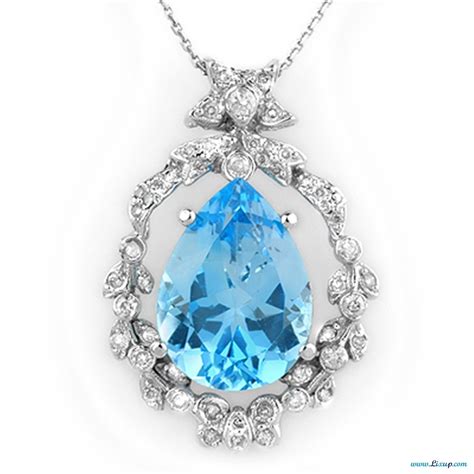 women's diamond necklaces | Womens diamond necklace, Blue diamond ...